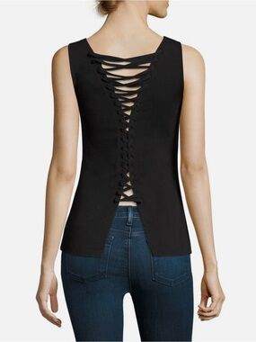 🖤 Bailey Lace-Up Back Tank